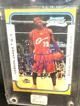 Bowman Chrome Lebron James 2003/2004 Card #123 Rookie- Reprint?