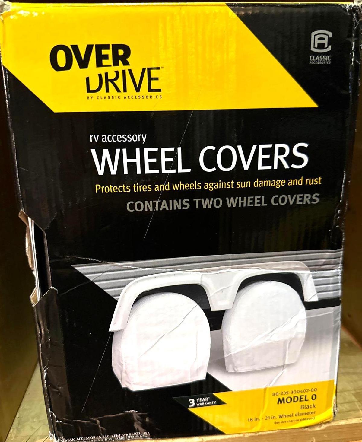 NIB Classic Accessories Over Drive RV Wheel Covers