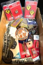 Military Pins and Patches Lot