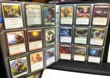 Binder Full (Front and back) of Unsearched Magic the Gathering Cards