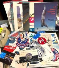 Vintage Boeing Stickers, Magazines and more