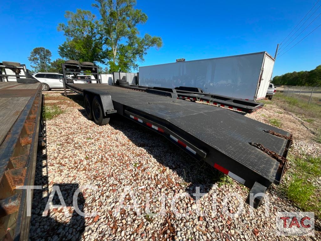 2019 Down To Earth 34ft Gooseneck Car Hauler Trailer