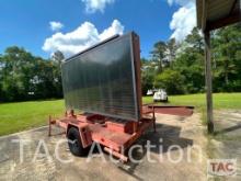 Precision Solar Controls Towable Message Board