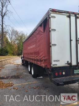 2007 International 7600 Curtain Side 26ft Box Truck