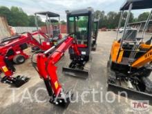 New MIVA VA13C Enclosed Cab Mini Excavator