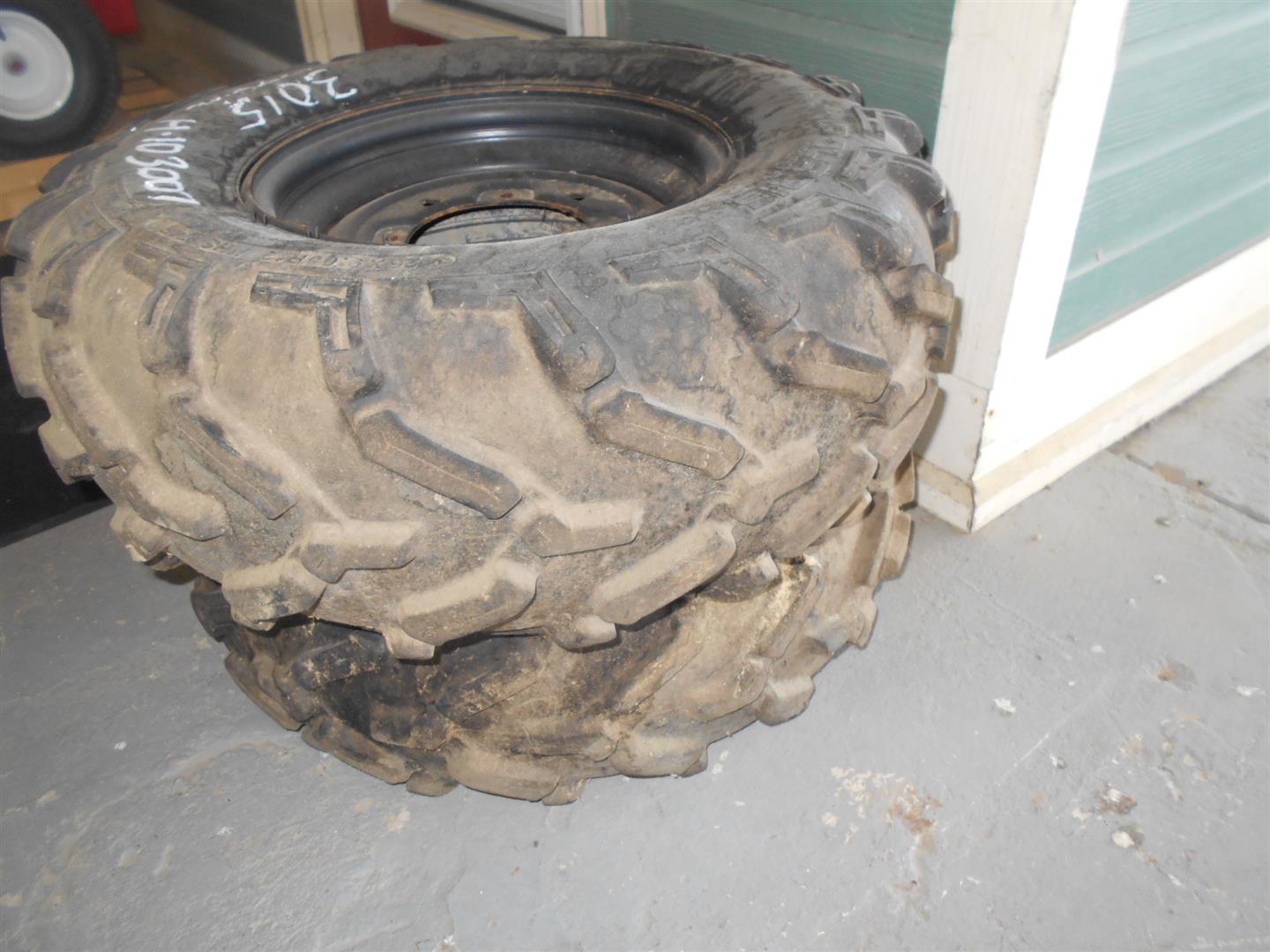 LOT OF (2) 4 WHEELER TIRES