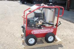 MAGNUM 4000 Hot Water Pressure Washer - Gas/Diesel Motor - Wheel Mounted