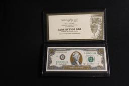 AUTHENTIC UNCIRCULATED UNITED STATE OF AMERICA Two Dollar Note.