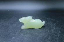 Jadeite Rabbit Figurine