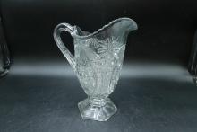 Antique Pressed Glass Pitcher