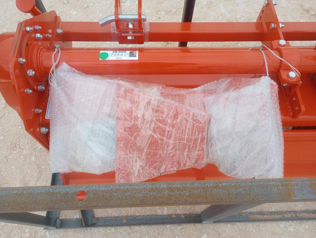 Unused Mower King TAS81 Rotary Tiller (3 Point Hitch Attachment)