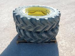 (2) John Deere Wheels w/Tires 320/85R28