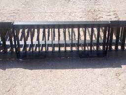 Unused 72" Rock Bucket (Skid Steer Attachment)