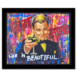 Nastya Rovenskaya "The Great Gatsby" Original Mixed Media on Paper