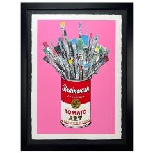Mr Brainwash "Tomato Pop (Pink)" Limited Edition Serigraph on Paper