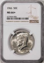 1966 Kennedy Half Dollar Coin NGC MS66+