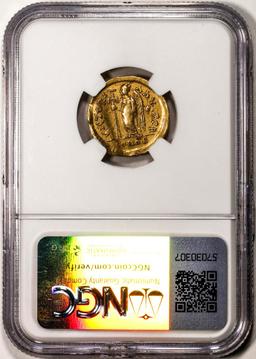 Eastern Roman Empire 474-491 AD Zeno AV Solidus Ancient Gold Coin NGC VF