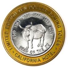 .999 Silver Sam Boyd's California Hotel $10 Casino Limited Edition Gaming Token