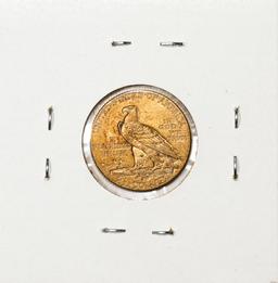 1915 $2 1/2 Indian Head Quarter Eagle Gold Coin