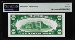 1934 $10 Federal Reserve Note Philadelphia Fr.2005-C PMG Gem Uncirculated 65EPQ