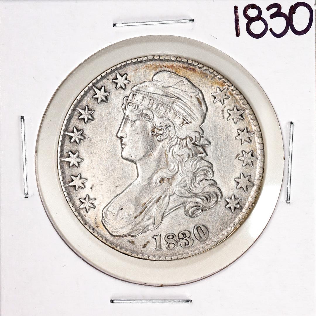 1830 Capped Bust Half Dollar Coin