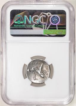 Calabria, Taras c.280-240 BC AR Didrachm Ancient Coin NGC VF