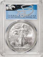 2020 $1 American Silver Eagle Coin PCGS MS70 First Day Of Issue Cleveland Signature