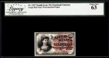 1863 Fourth Issue 10 Cents Fractional Currency Note Fr.1257 Legacy Choice New 63