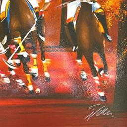 Victor Spahn "Polo" Limited Edition Lithograph on Paper