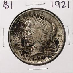 1921 $1 Peace Silver Dollar Coin