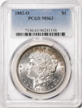 1882-O $1 Morgan Silver Dollar Coin PCGS MS63 Great Toning