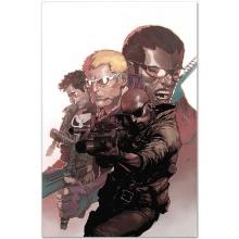 Marvel Comics "Ultimate Avengers Vs New Ultimates #4" Limited Edition Giclee On Canvas