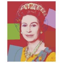 Andy Warhol "Queen Elizabeth II" Limited Edition Serigraph On Board