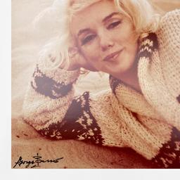 George Barris (1922-2016) "Marilyn Monroe" Original Photo On Paper