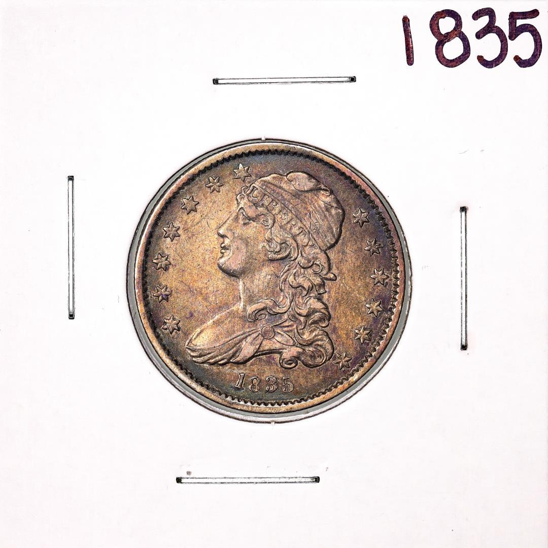 1835 Capped Bust Quarter Coin