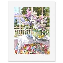 Marilyn Simandle "Lilacs and Lace" Limited Edition Serigraph on Paper
