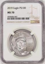 2019 $100 Platinum American Eagle Coin NGC MS70