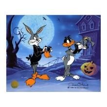 Chuck Jones "Trick Or Treat" Hand Signed Hand Painted Limited Edition Sericel