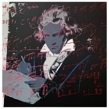 Andy Warhol "Beethoven" Limited Edition Serigraph On Paper