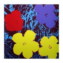 Andy Warhol "Flowers 1171" Print Serigraph On Paper