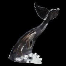 Kitty Cantrell "Humpback Calling" Limited Edition Mixed Media Lucite Sculpture