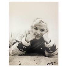 George Barris (1922-2016) "Marilyn Monroe" Original Photo On Paper