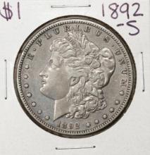 1892-S $1 Morgan Silver Dollar Coin