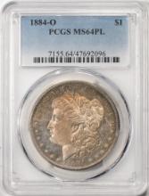 1884-O $1 Morgan Silver Dollar Coin PCGS MS64PL Nice Toning