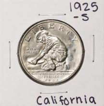 1925-S California Diamond Jubilee Commemorative Half Dollar Coin