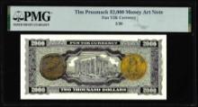 Tim Prusmack Money Art $2000 Fun Y2K Currency Note PMG Certified Prestige Series 2/20