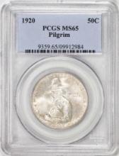 1920 Pilgrim Tercentenary Commemorative Half Dollar Silver Coin PCGS MS65