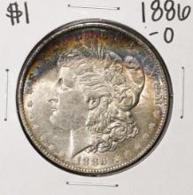 1886-O $1 Morgan Silver Dollar Coin Amazing Toning