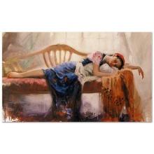 Pino (1939-2010) "At Rest" Limited Edition Giclee On Canvas