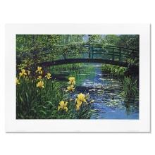 Peter Ellenshaw (1913-2007) "Monet'S Bridge" Limited Edition Lithograph On Paper